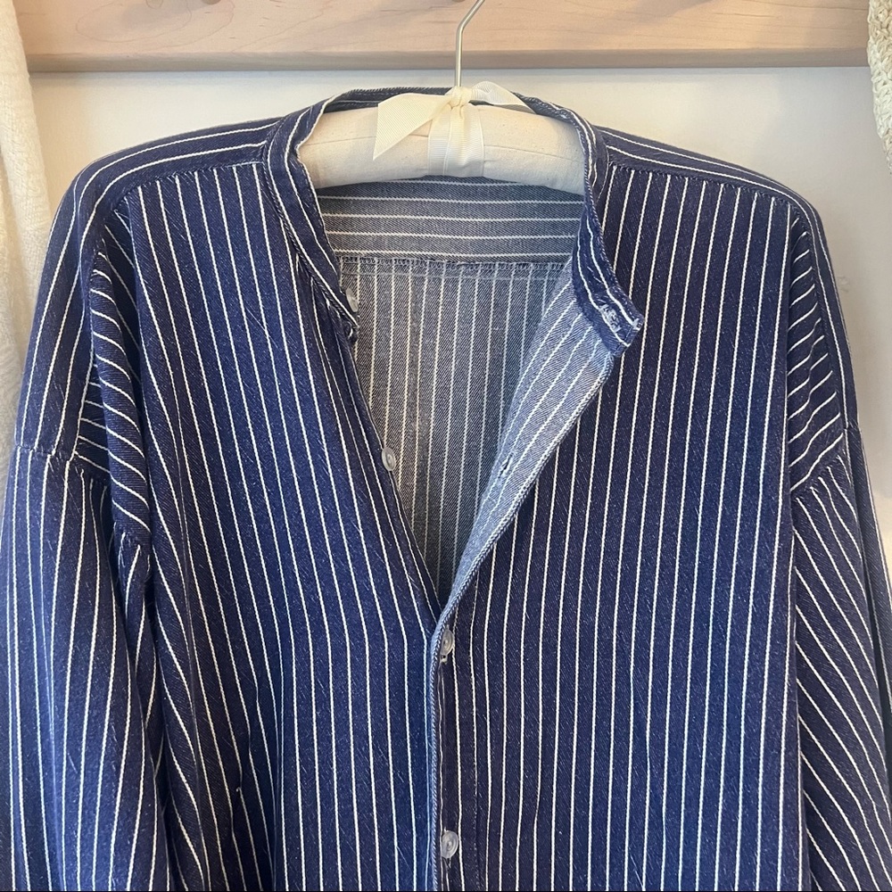 Vintage Flannel Tunic Shirt, Unisex